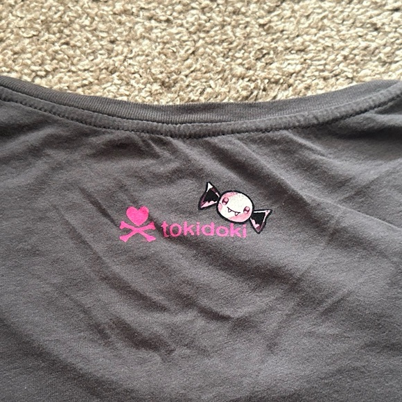 Lot of 4 Spooky Goth Kawaii Ladies T-Shirts by Tokidoki size Large - Picture 3 of 12
